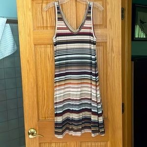 Karen Kane stripped sun dress.